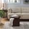Simplify Faux Leather Folding Storage Ottoman Cube